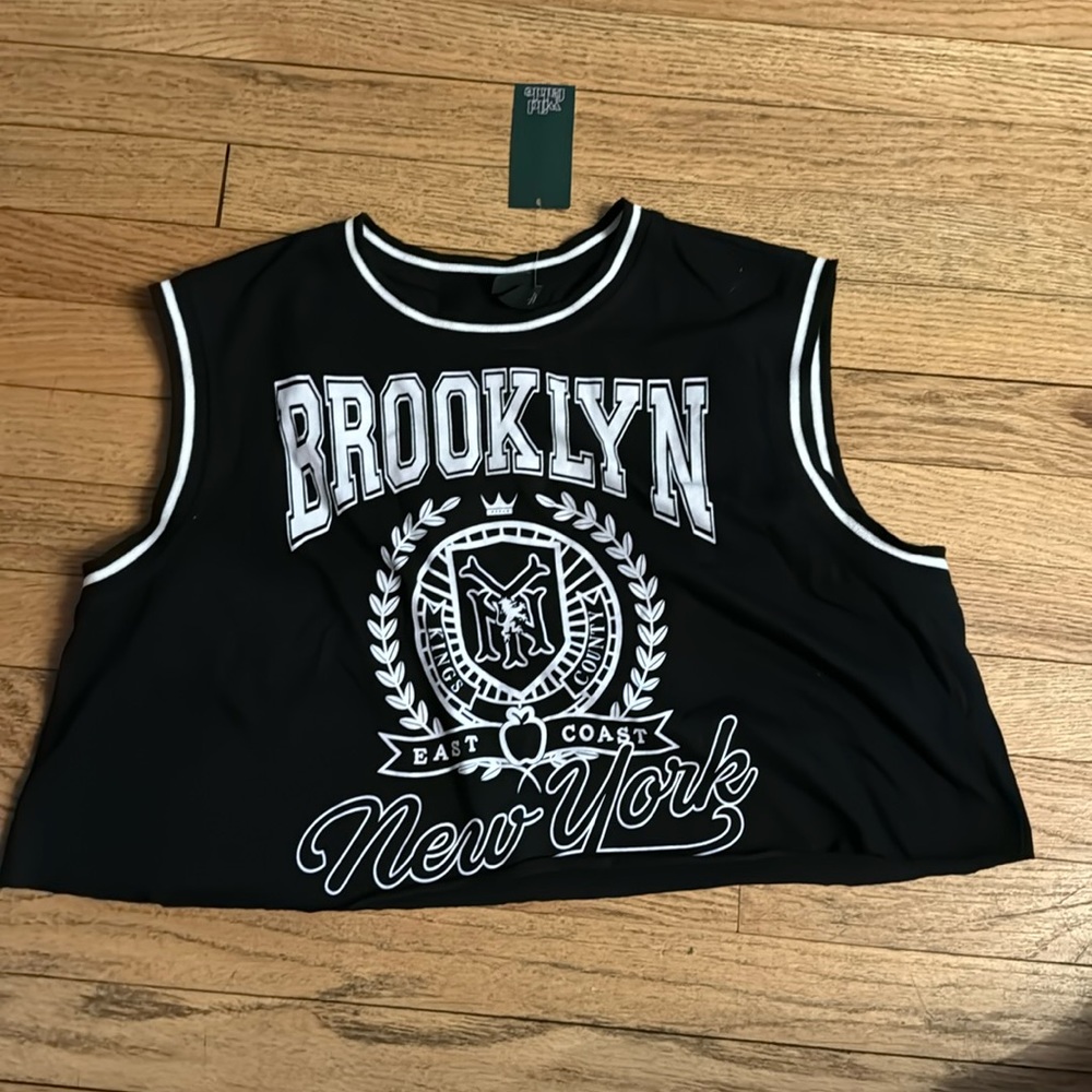 Brooklyn cropped sleeves shirt